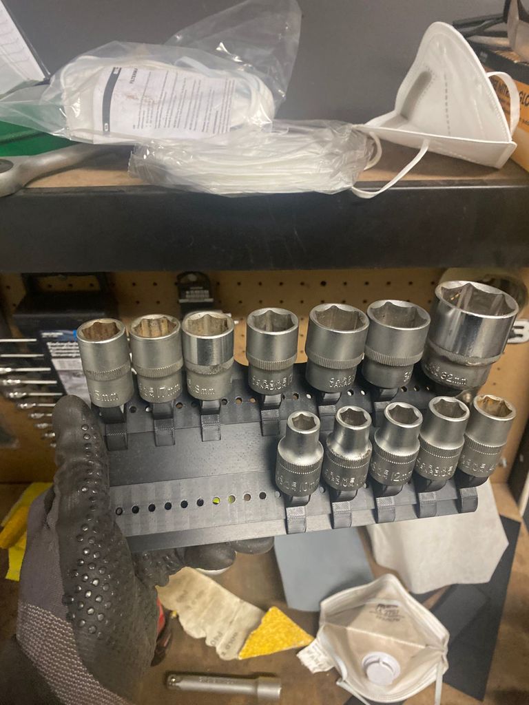 Socket Holder 1/2" Wall mounted
