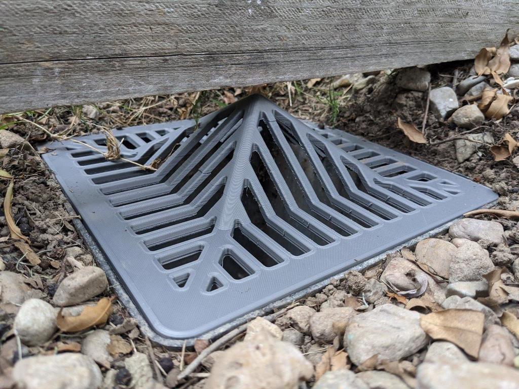 250mm Storm Water Drain Grate with Leaf Guard