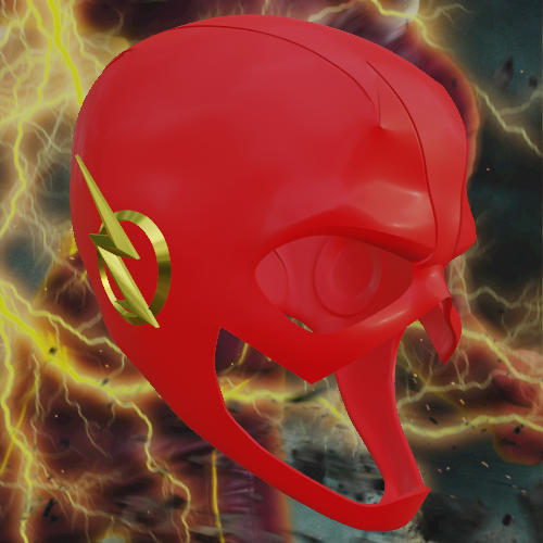 CW Flash Inspired Helmet 