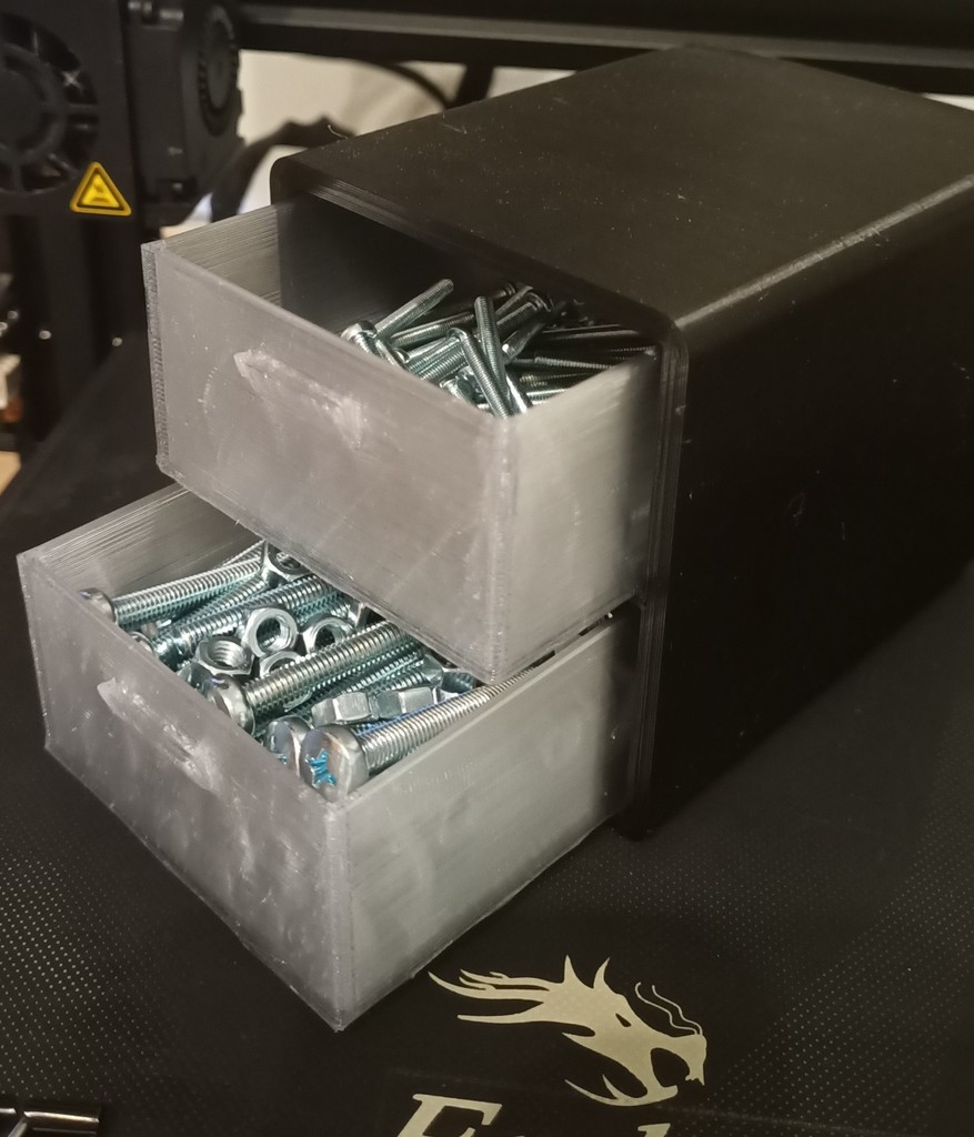 Desk Organizer Box 3D model