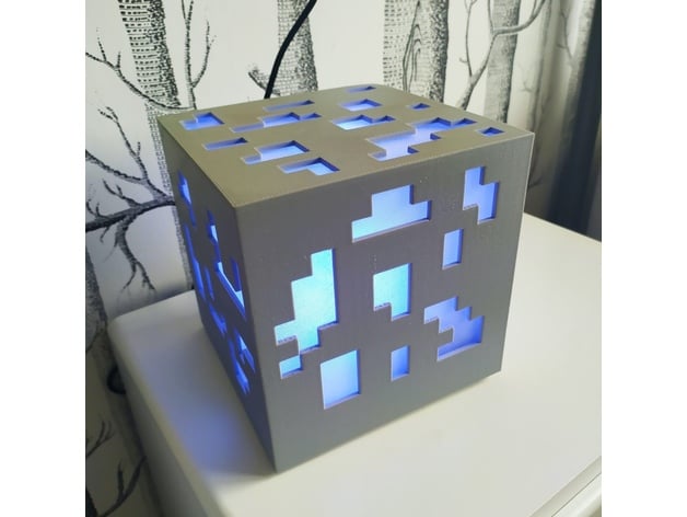 Customizable Minecraft Ore Lamp By Dmtinkdev Thingiverse