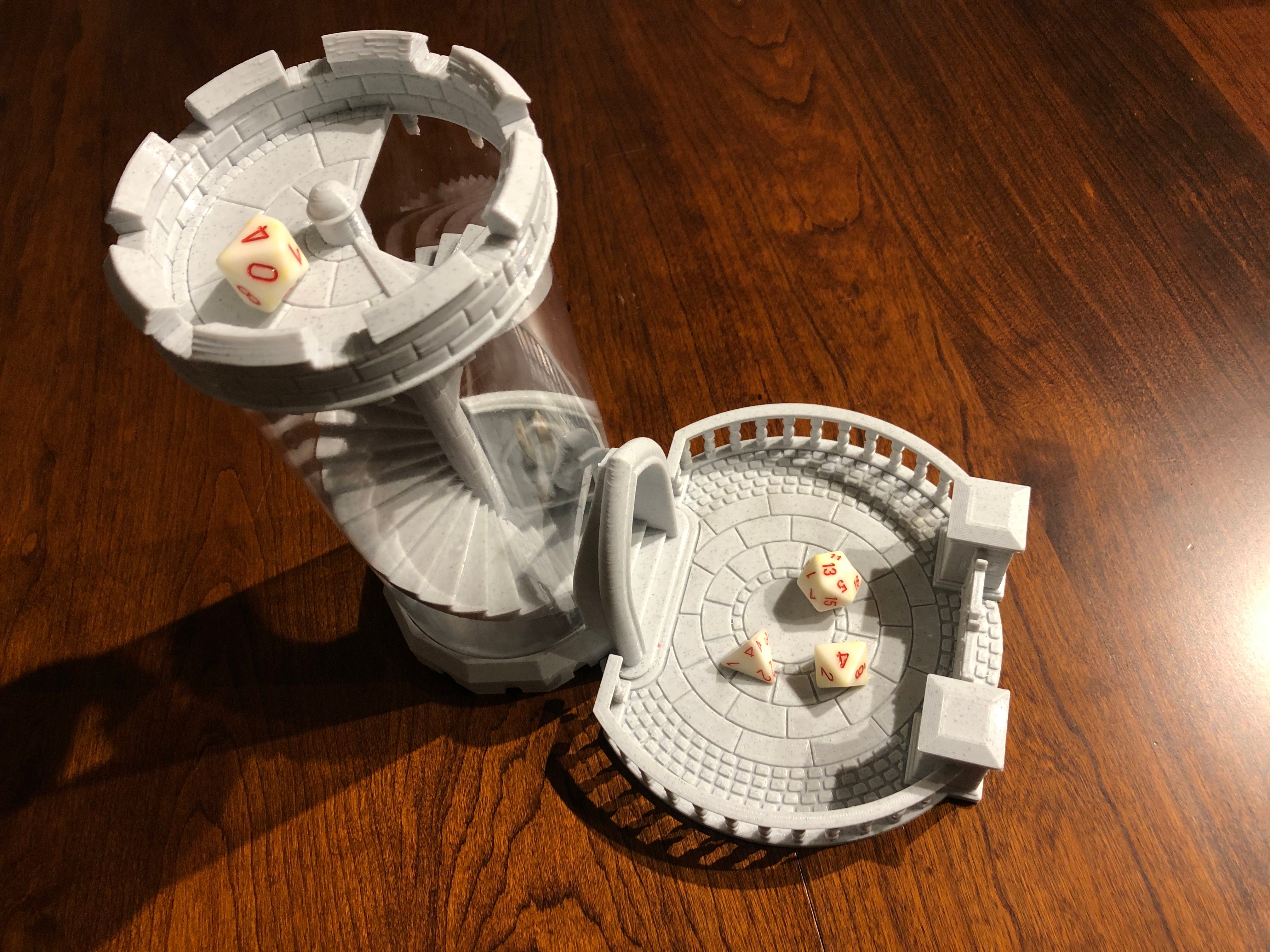 Another Dice Tower- Stairs no supports