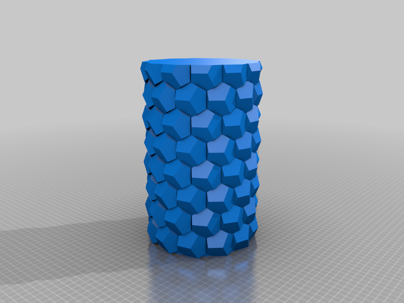 honeycomb vase