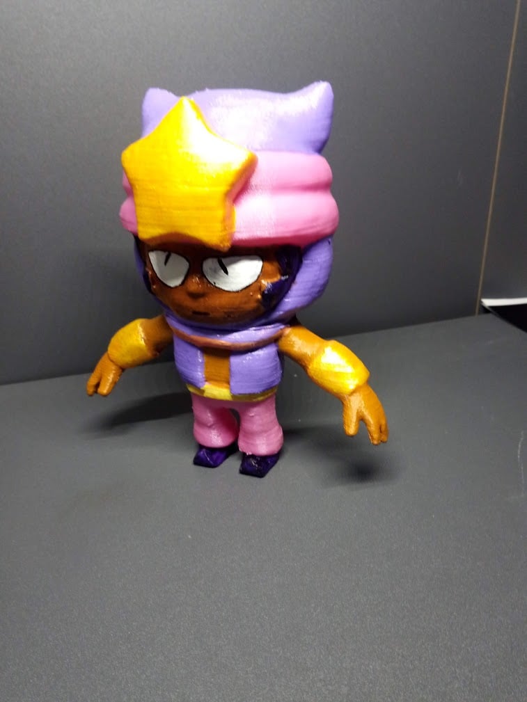 Makes Of Sandy Brawl Stars T Pose By 730d05 Thingiverse - brawl stars character t pose