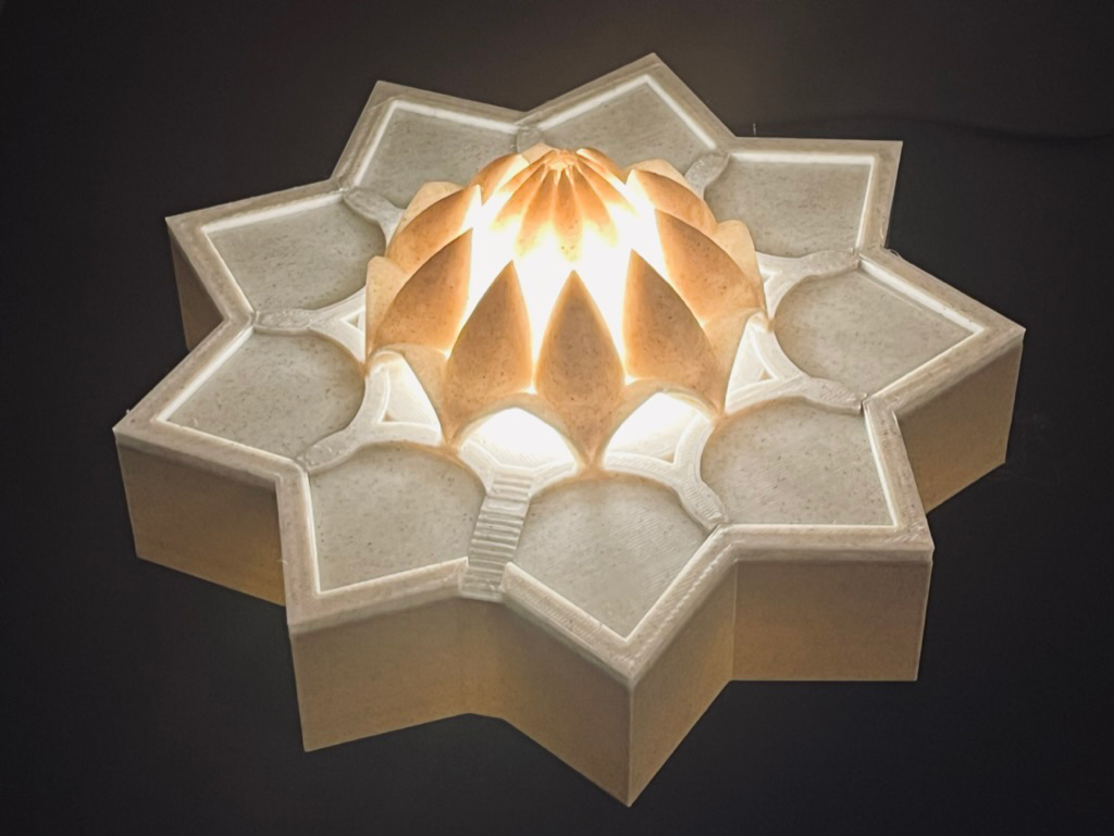 Baha'i Lotus Temple Lamp