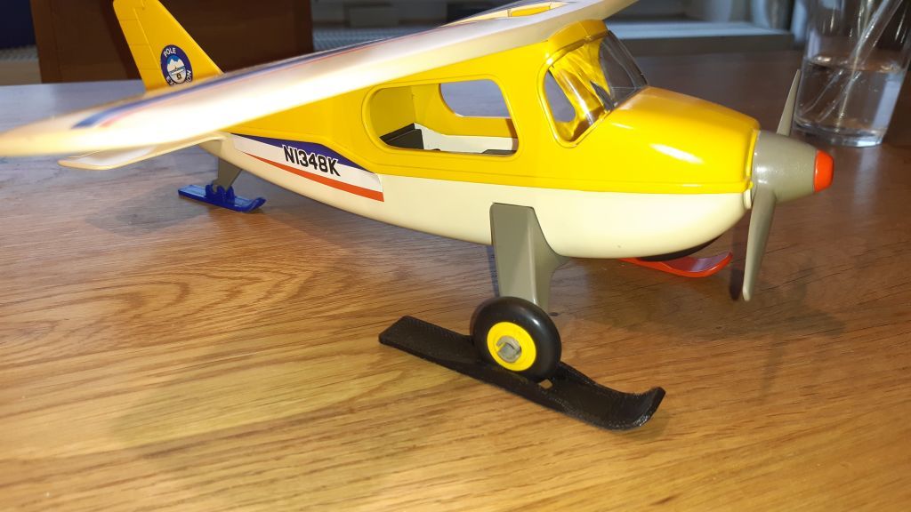 Replacement Skis for Playmobil Plane