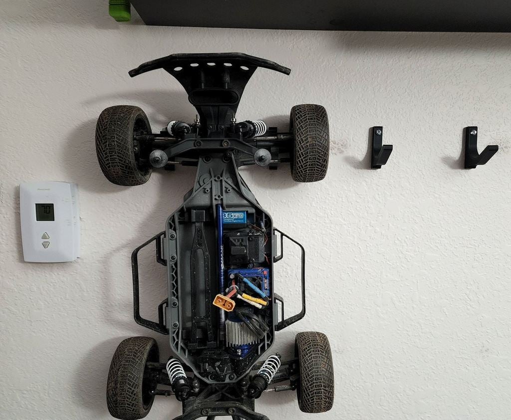 1/10th scale RC car wall hanger