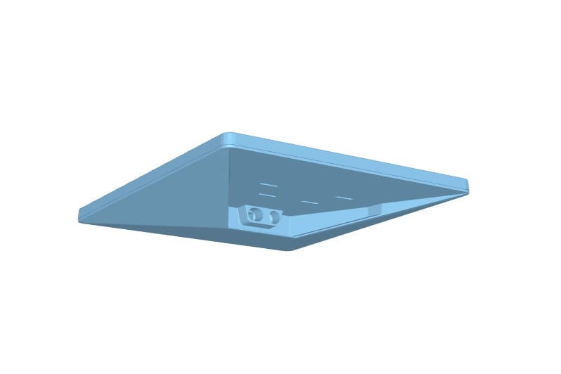 Detailed and accurate 3D model Starlink Mini satellite antenna