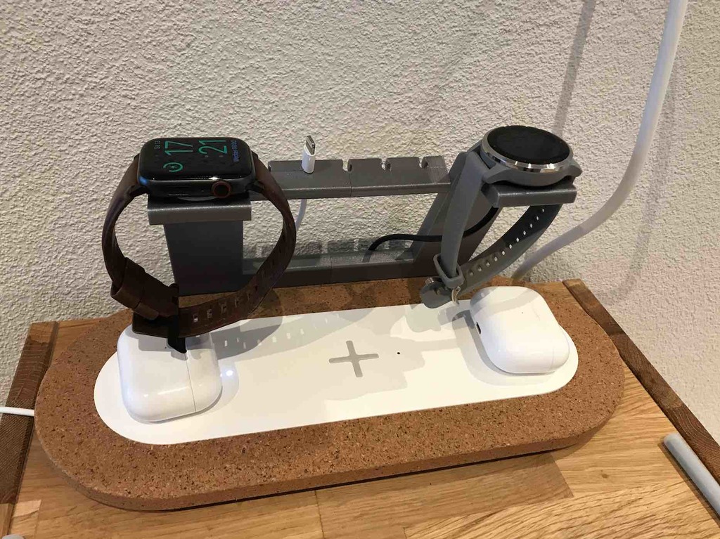 Watch Stand to "IKEA NORDMÄRKE Triple Pad for Wireless Charging"