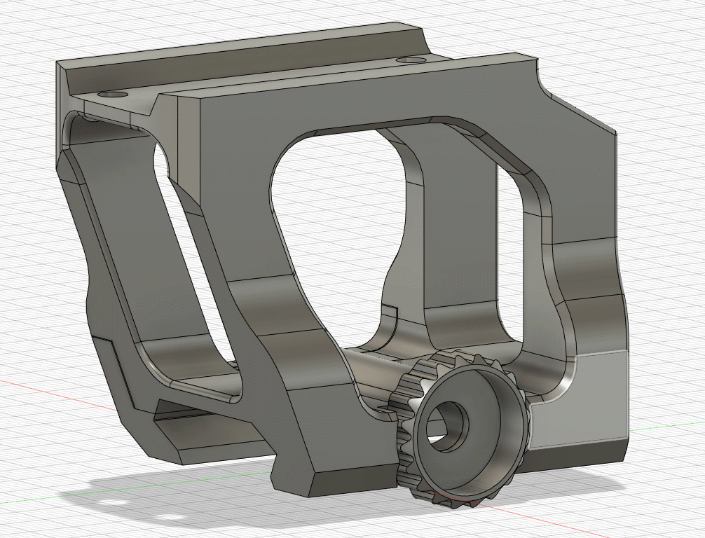 Red dot Mount Riser 1.93 Leap