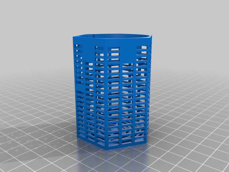 Hexagonal Hygrometer Desiccant Container - Shorter version for storage or eSun eBox Dryer