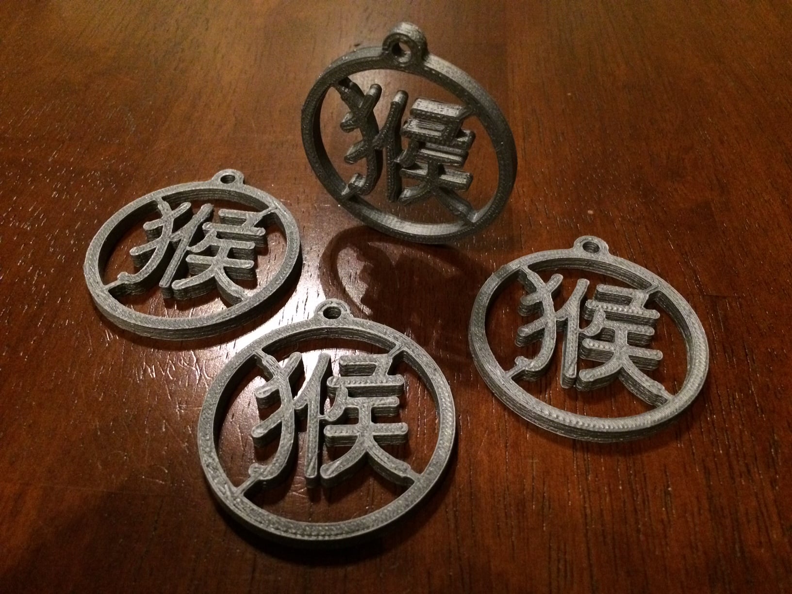 Chinese Monkey Symbol Pendant