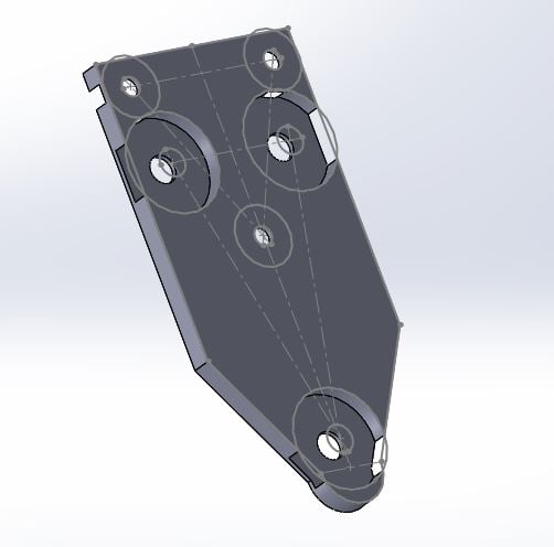 Blackhawk/ safariland mounting adapter plate