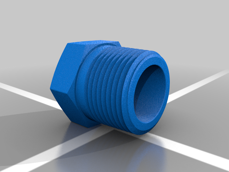 Shower Head to Garden Hose Adaptor NPT 1/2 female to 3/4 male
