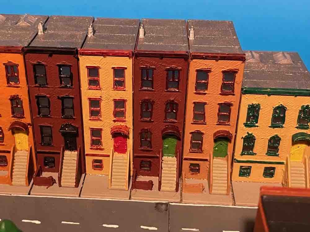 Urban building 25 - Town house (z-scale)
