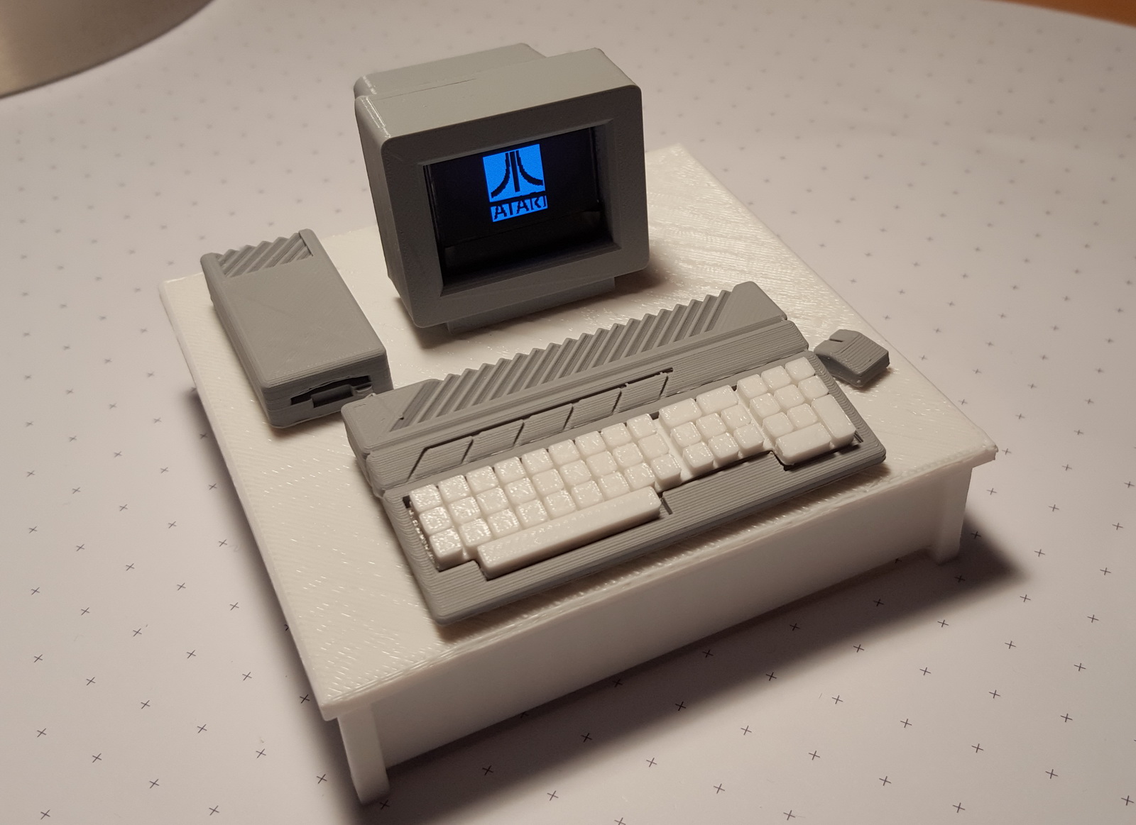 Mini Atari ST 520 with Arduino, Display and Temperature