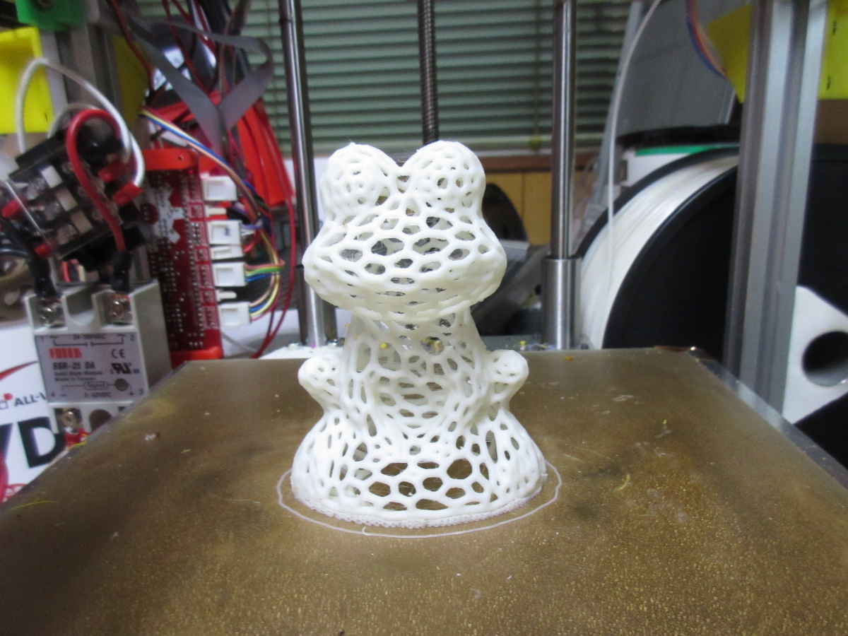 Voronoi Garden Frog