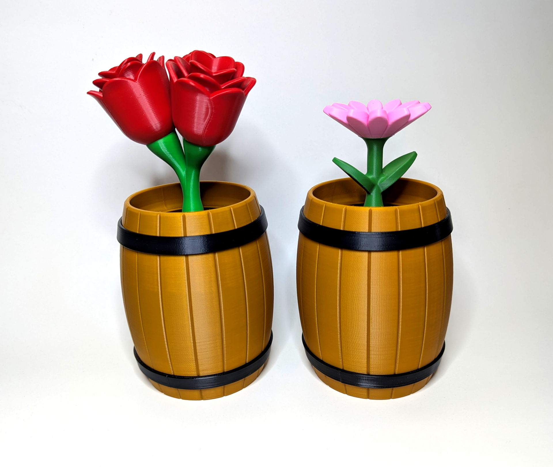 Barrel Planter - Springy Flower Collection
