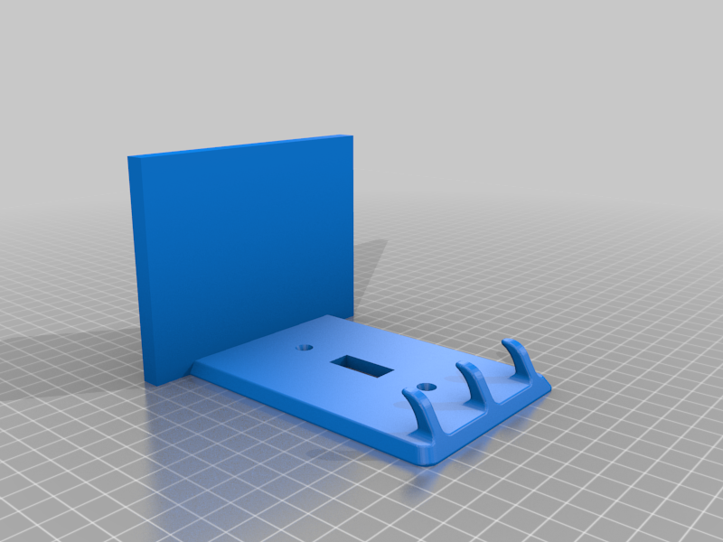 Light Switch Plate Key and Wallet Holder