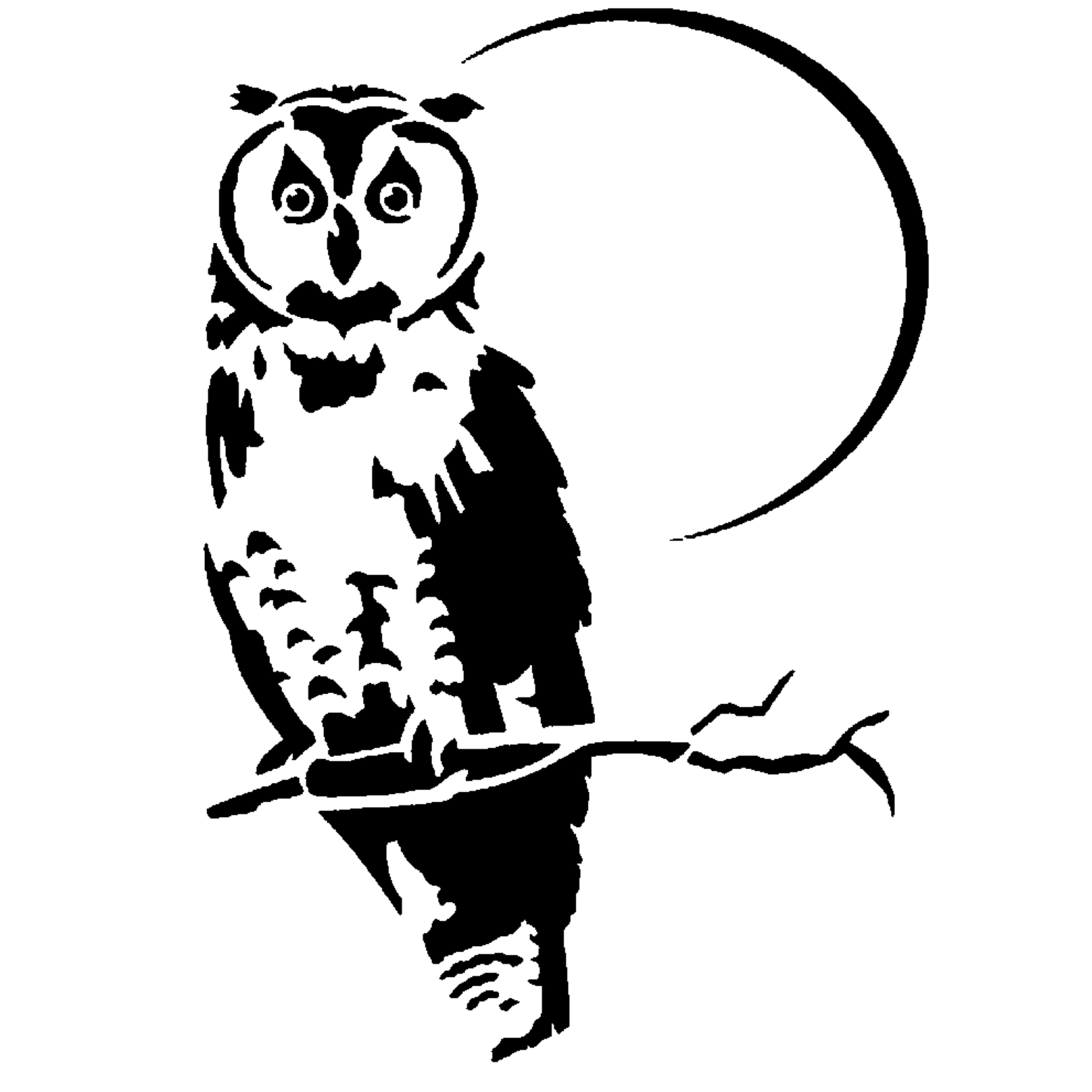 Owl stencil
