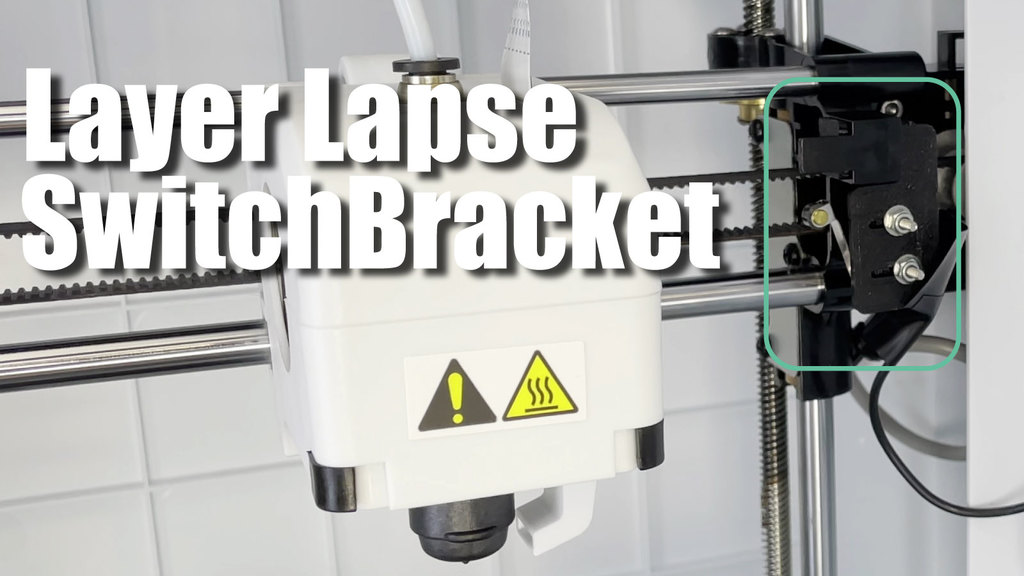 Layer-Lapse Switch Bracket For Adventurer3 "Models & simplify 3D FFF file"