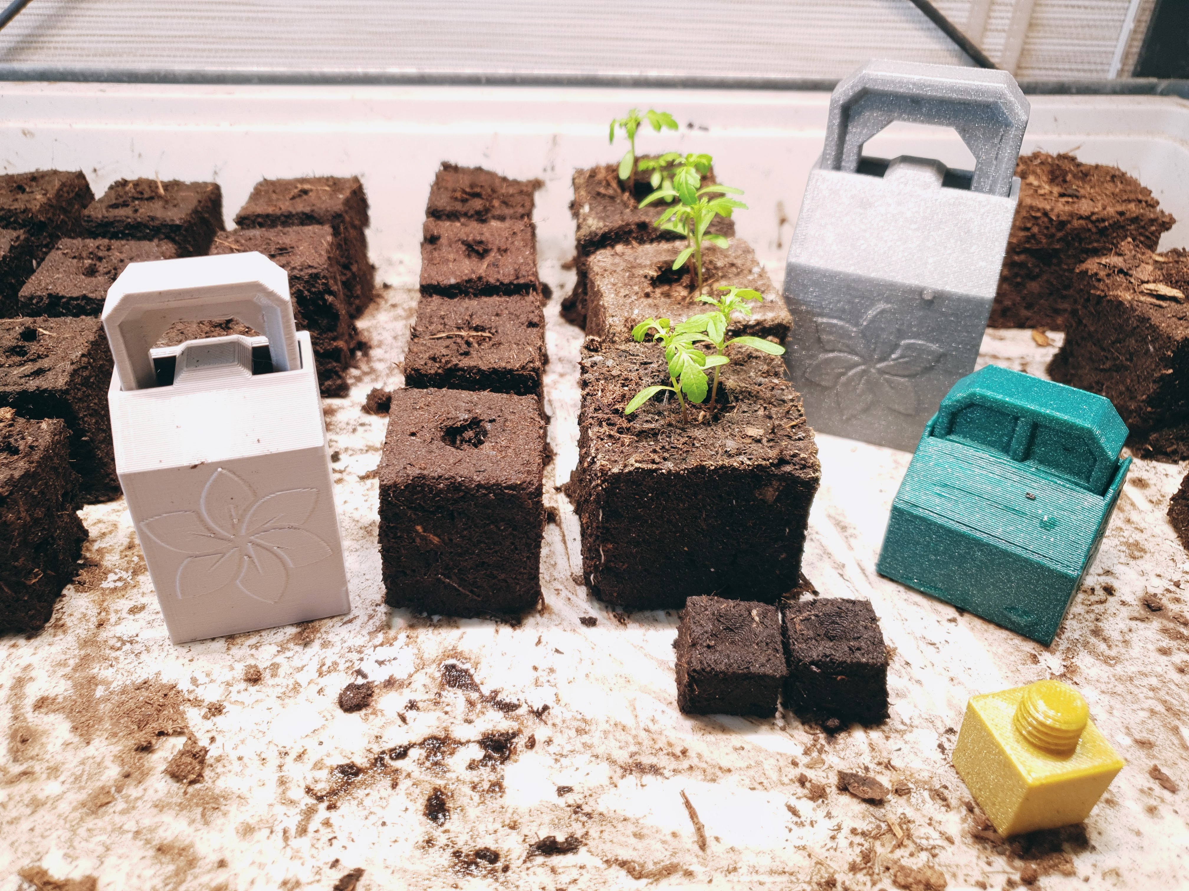 Soil Blocker Set - print in place