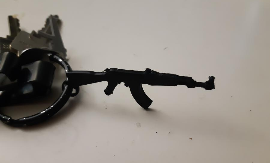 AK47 Keyring Charm