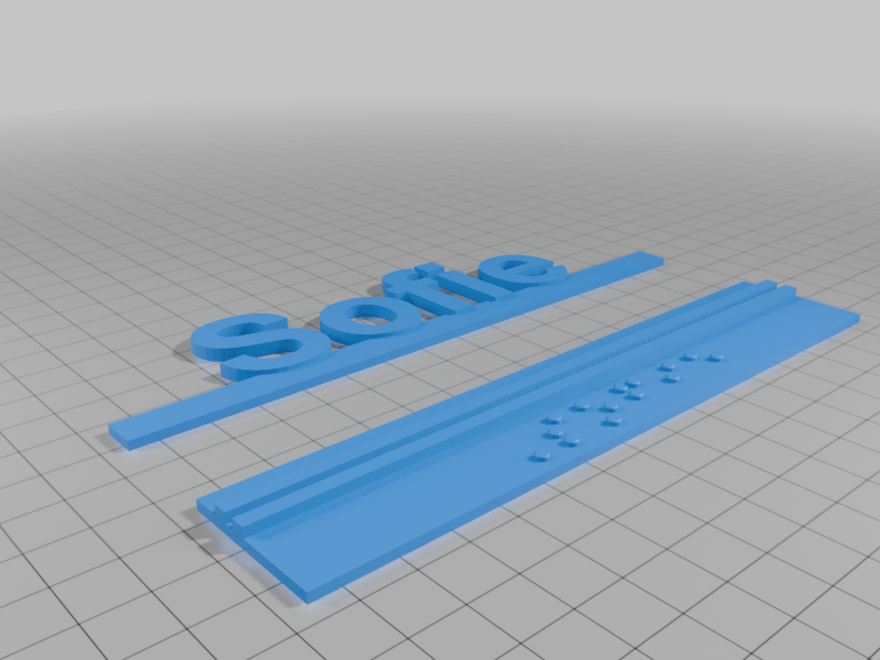 Braille library for OpenSCAD