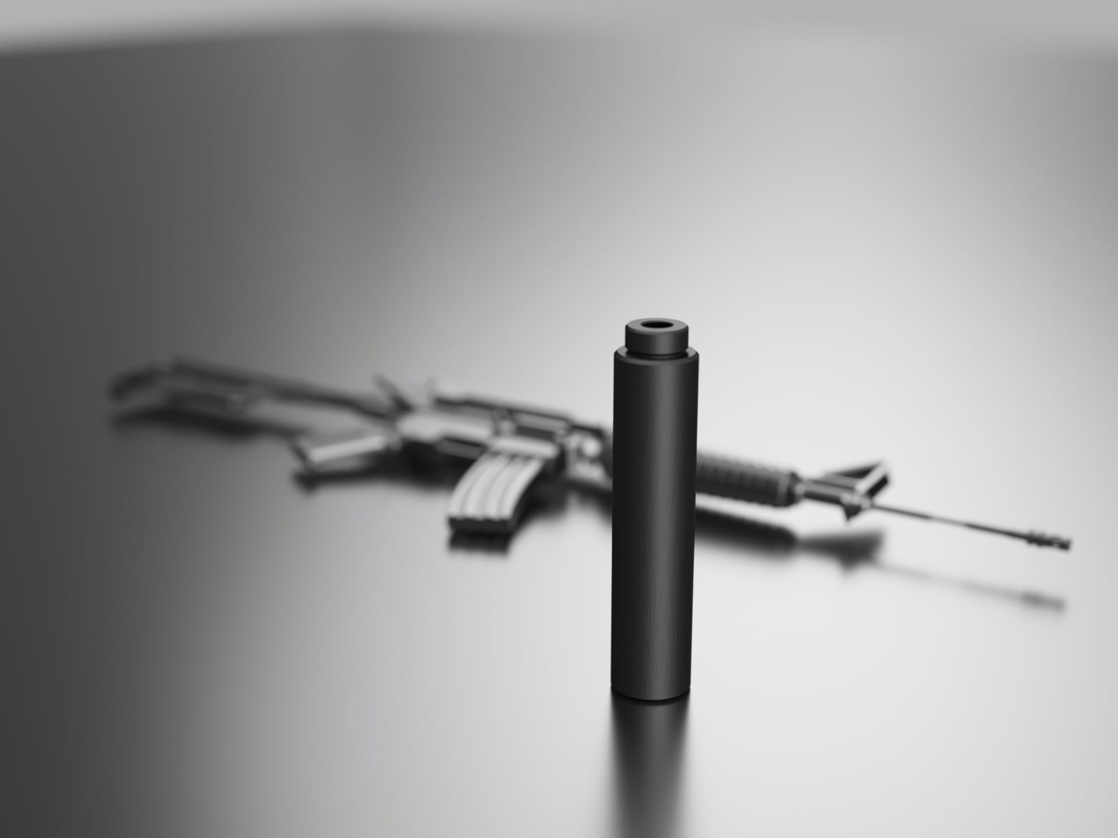 Airsoft silencer