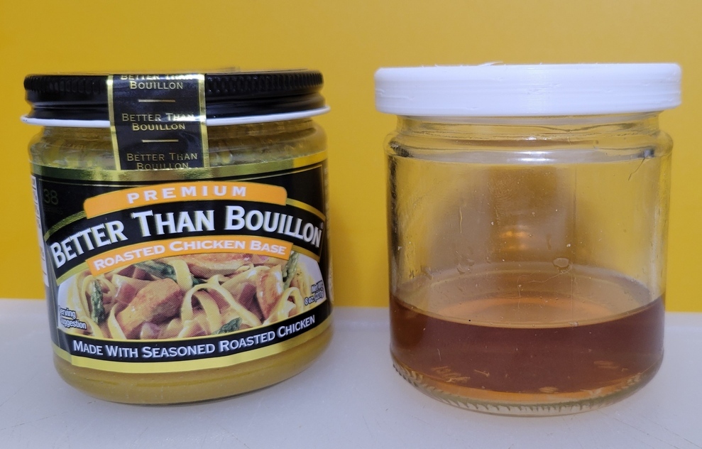 Fruit Fly Cover Use with Better Than Bouillon 8oz. empty jar