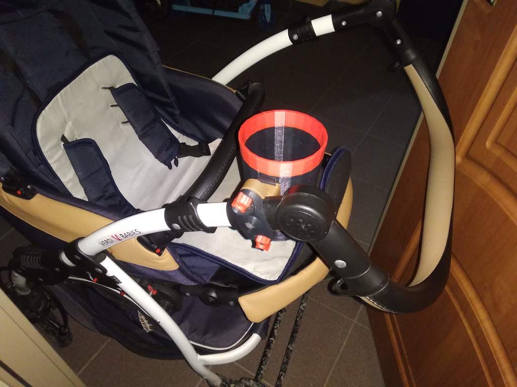 Bag Hook+Glass holder - for baby stroller "Verdi"