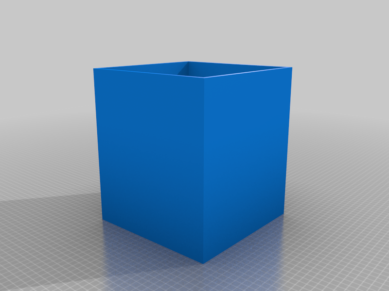 A Simple Cube Trash Can