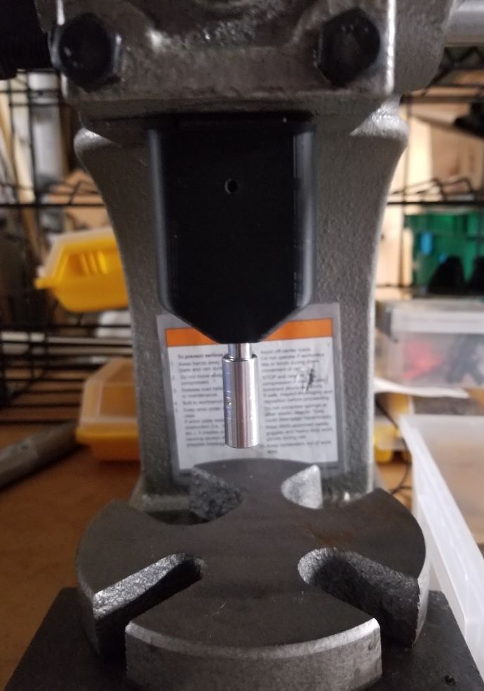 Harbor Freight Arbor Press Snap Rivet Die Holder