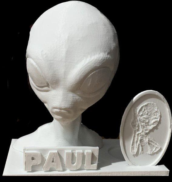 Alien (Paul) Base with litho