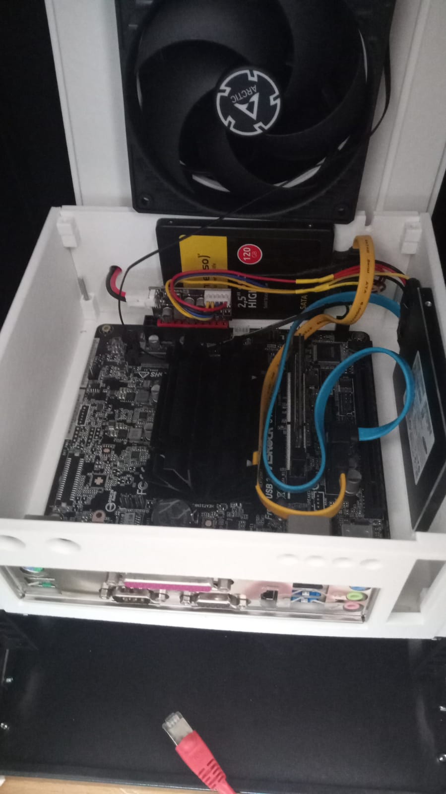 2u 10 inch rack Mini-itx more SSD, stackable cooling rework
