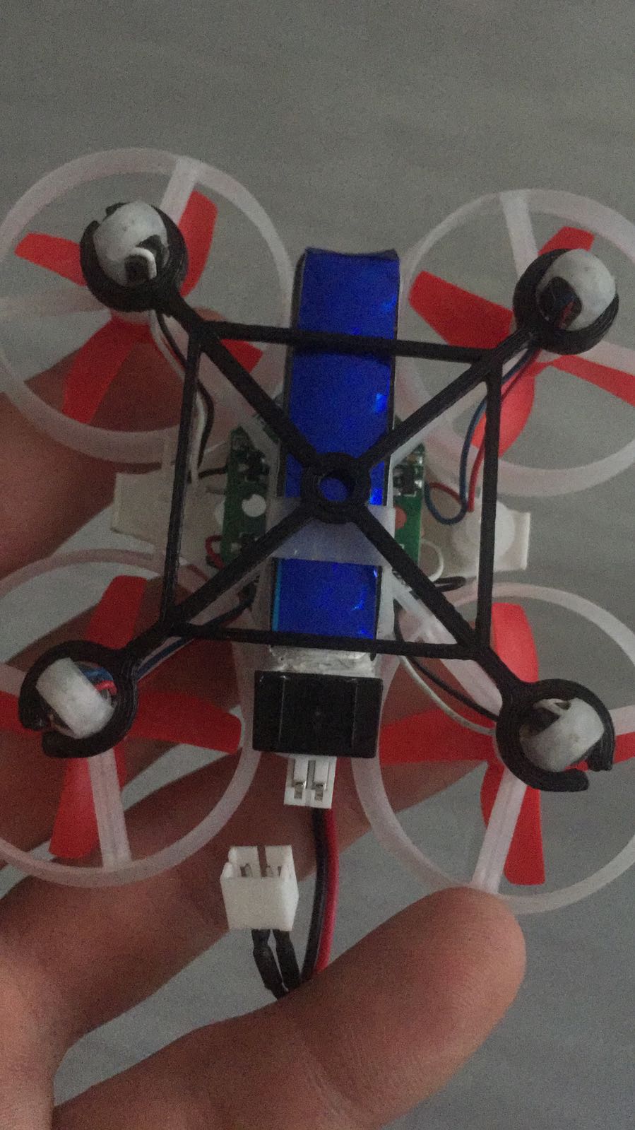 Stiffener for Tiny whoop style chasis 65mm. and 6mm Motors