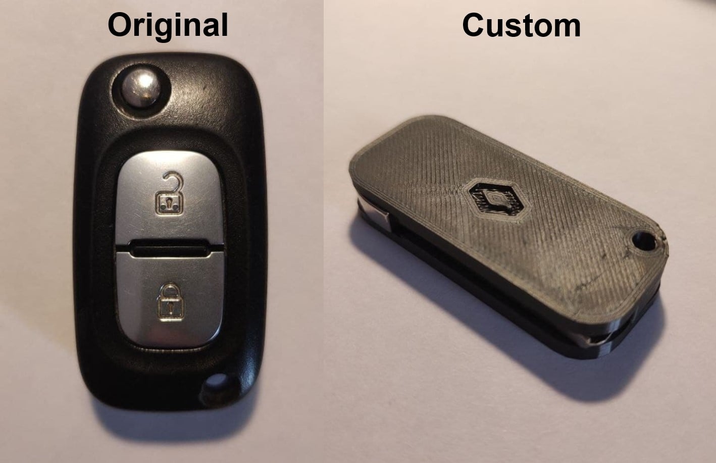 Key Fob / Key Holder (w/ or w/o Renault logo)