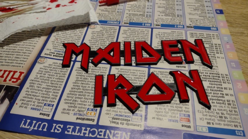 Iron Maiden sign