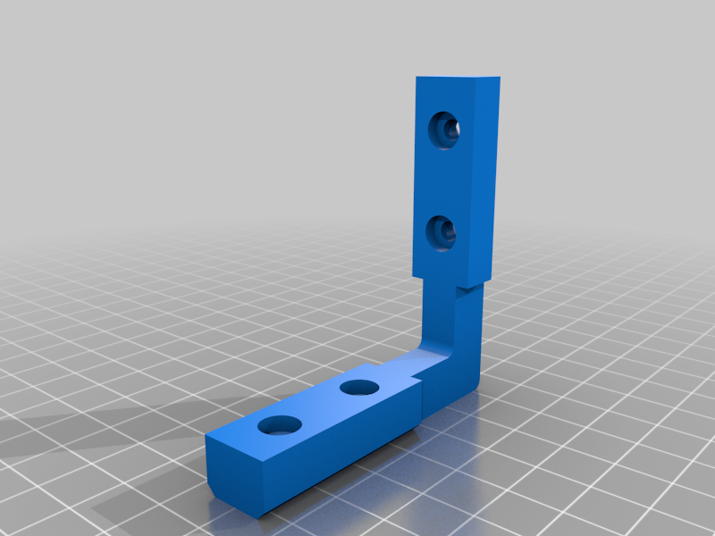 90 degree L for T profile 4545