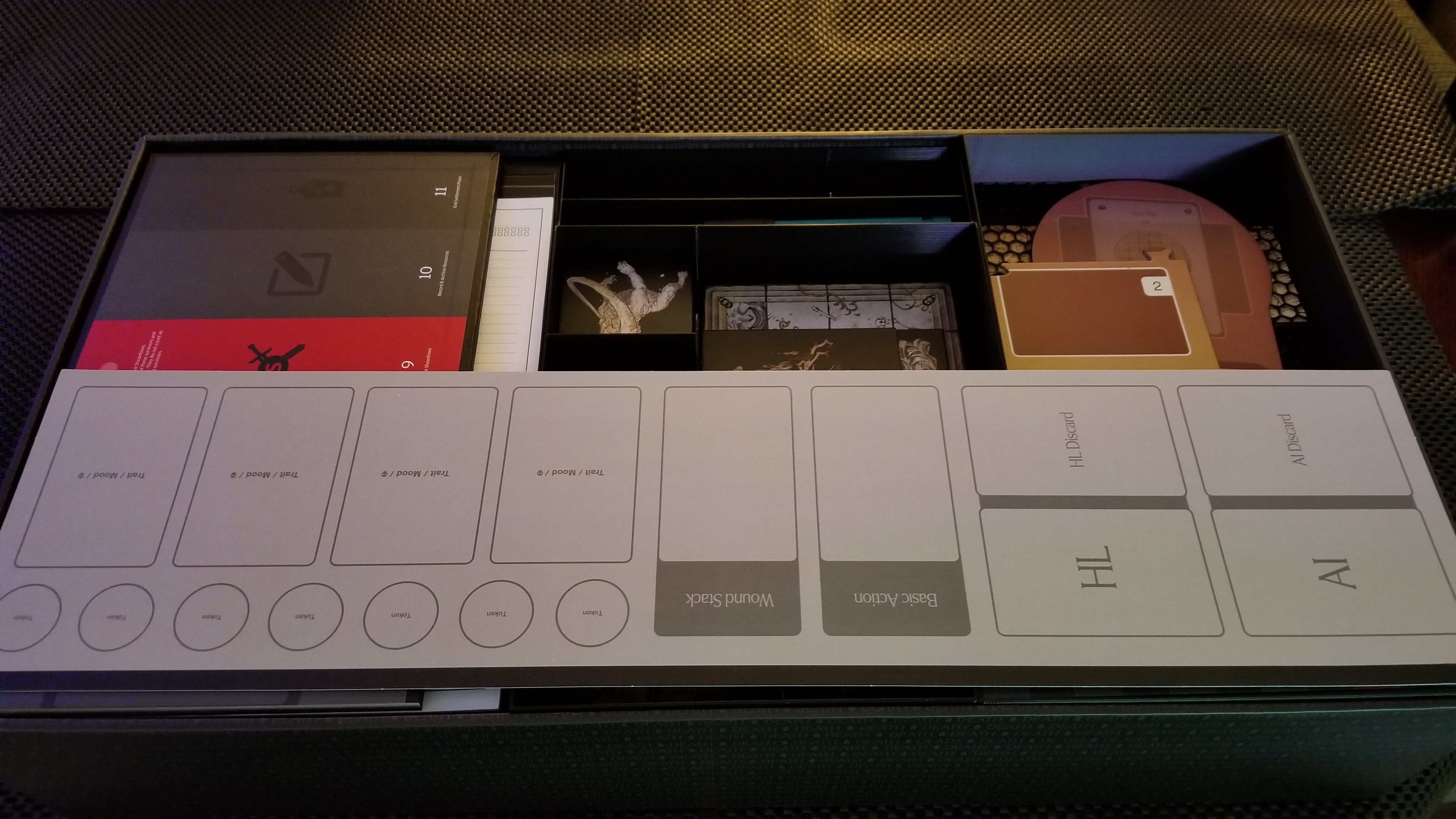 Kingdom Death - Box Organizer, Token Trays, Extras