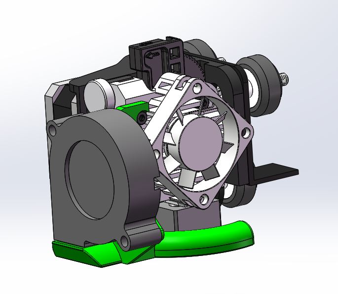 Titan Aero Fan mount (Ender 3/CR10) No Supports!