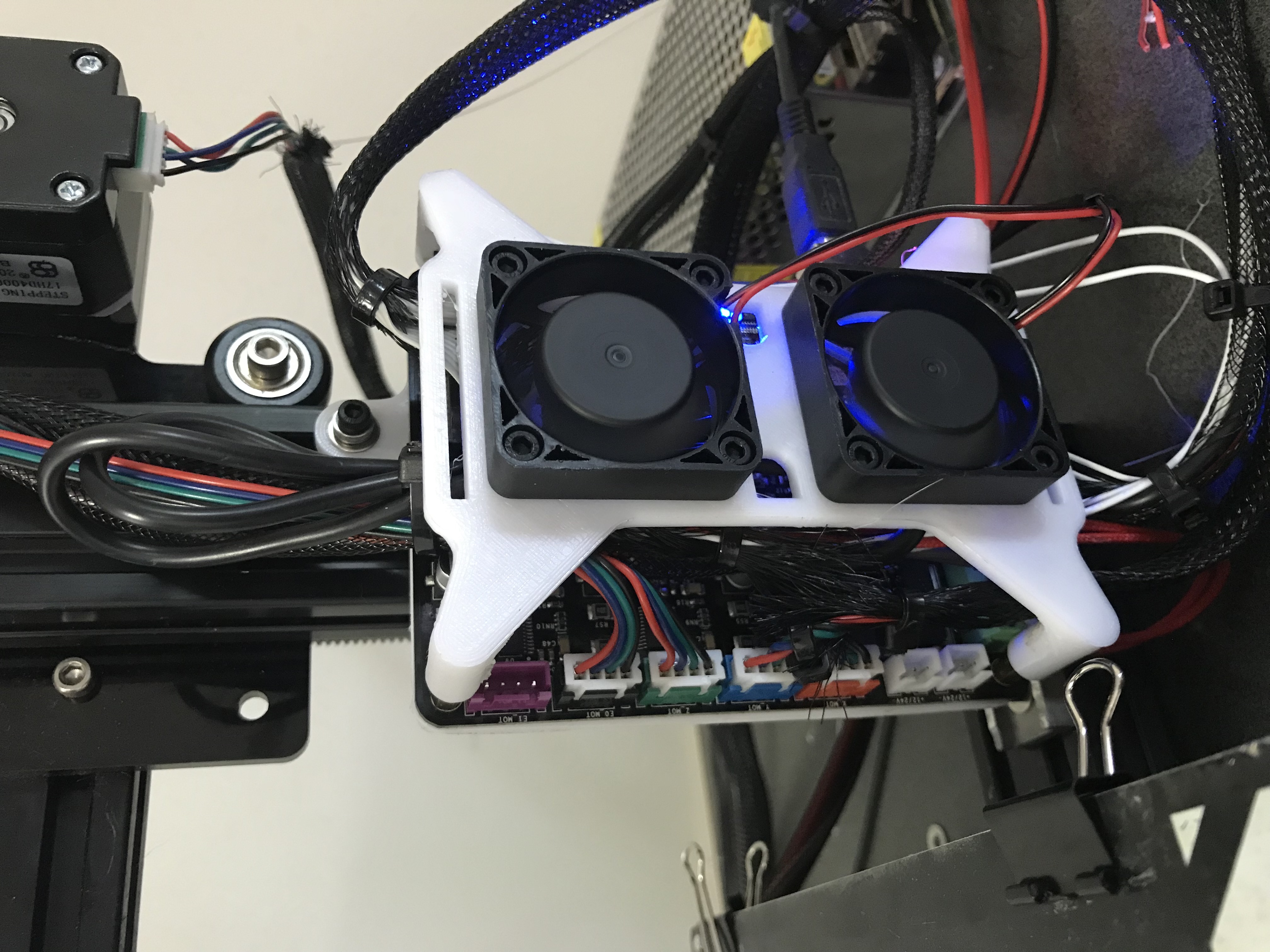 MKS BASE V1.0-V1.5 DUAL 40MM FAN MOUNT