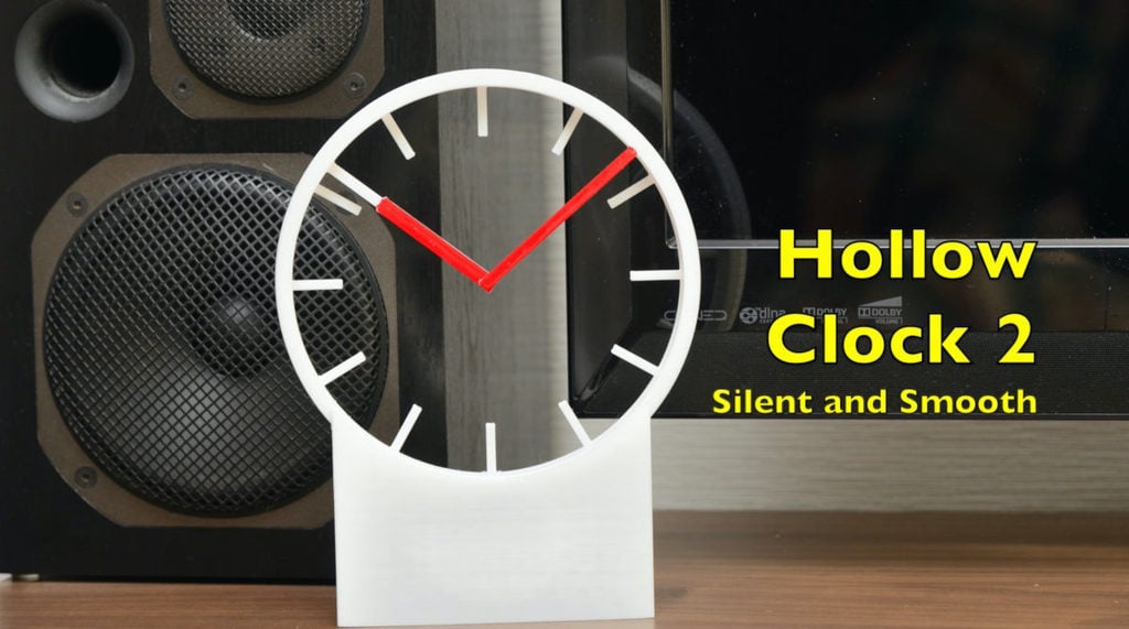 Hollow clock 2 - silent and smooth