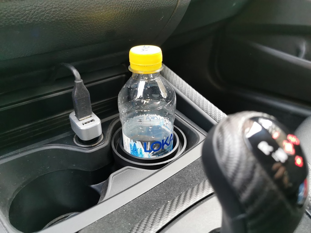 narrow bottle cup holder adapter for BMW 