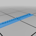 braille number line 3D model