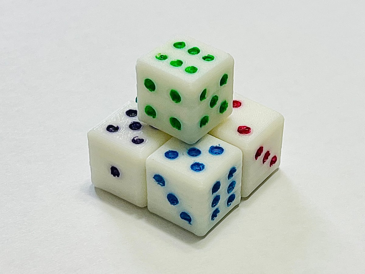 Weighted D6 Dice