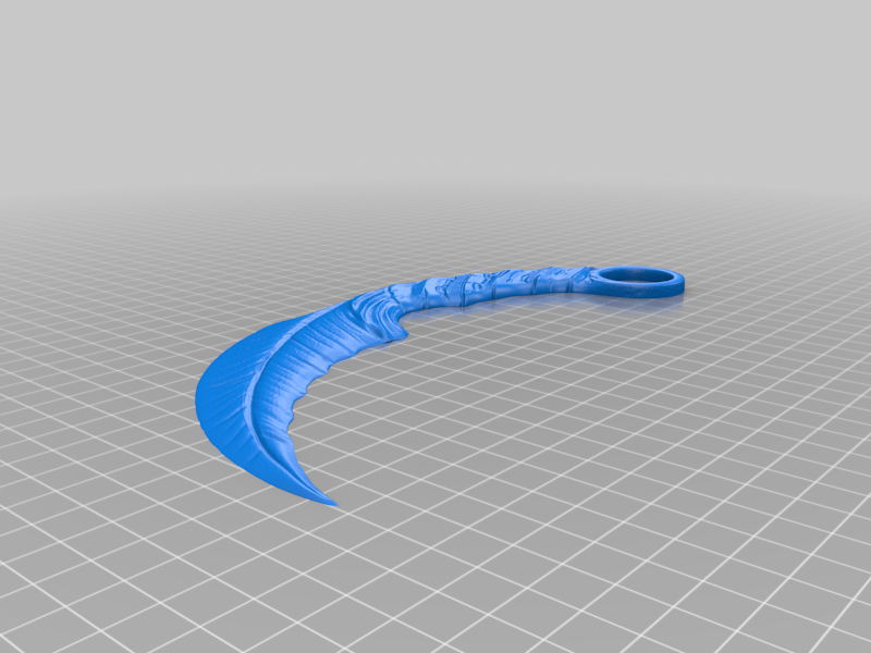 Mazikeen (Karmbit) Knife - Split Print