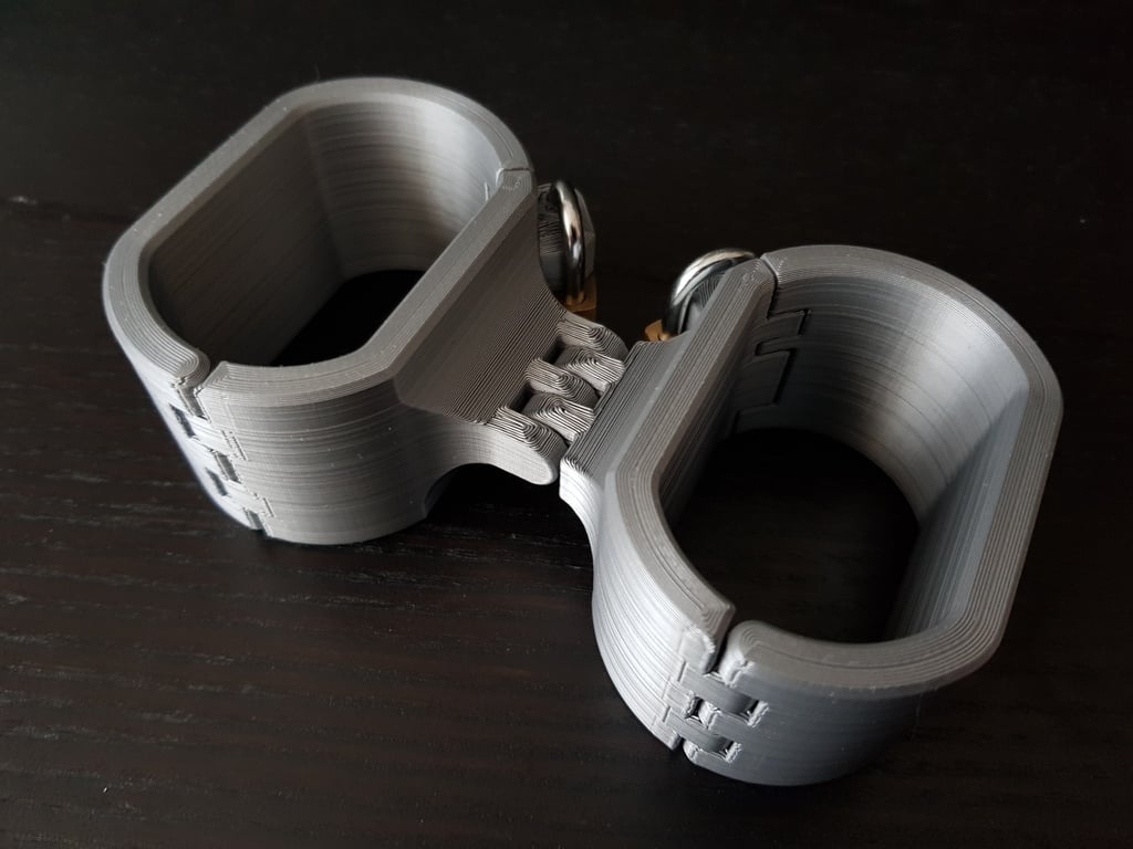 single print wristcuffs