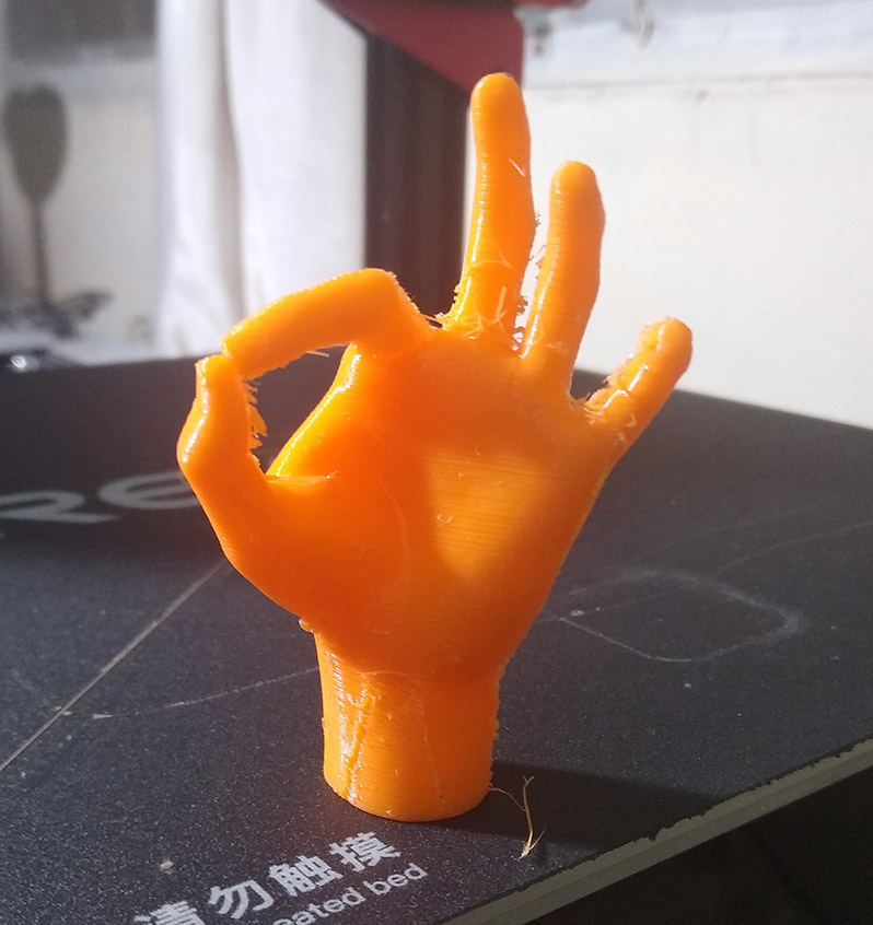 OK Hand Gesture 3D Print