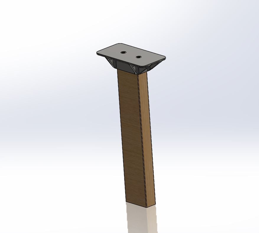 Hunting seat, 2x4 single leg